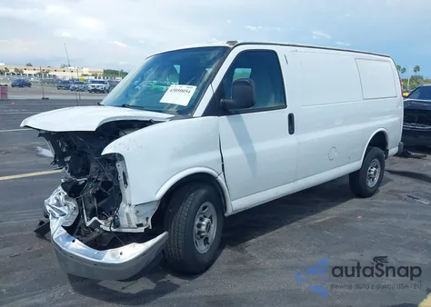2017 GMC Savana 2500 Work Van из США, поврежденный, VIN 1GTW7AFF1H1905098
